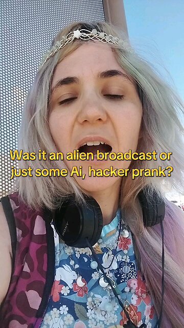 Was it aliens or just a human prank. Georgia Annunaki broadcast