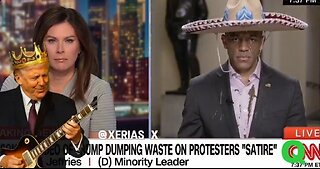 It’s a gift that CNN chose to interview Hakeem Jeffries! #News #TRUMP #MEME #MEMES #noKings