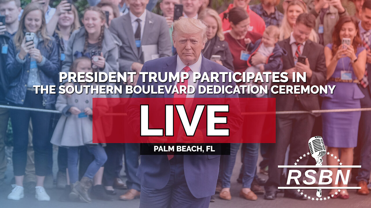 LIVE: President Trump Participates in the Southern Boulevard Dedication Ceremony - 01/16/26