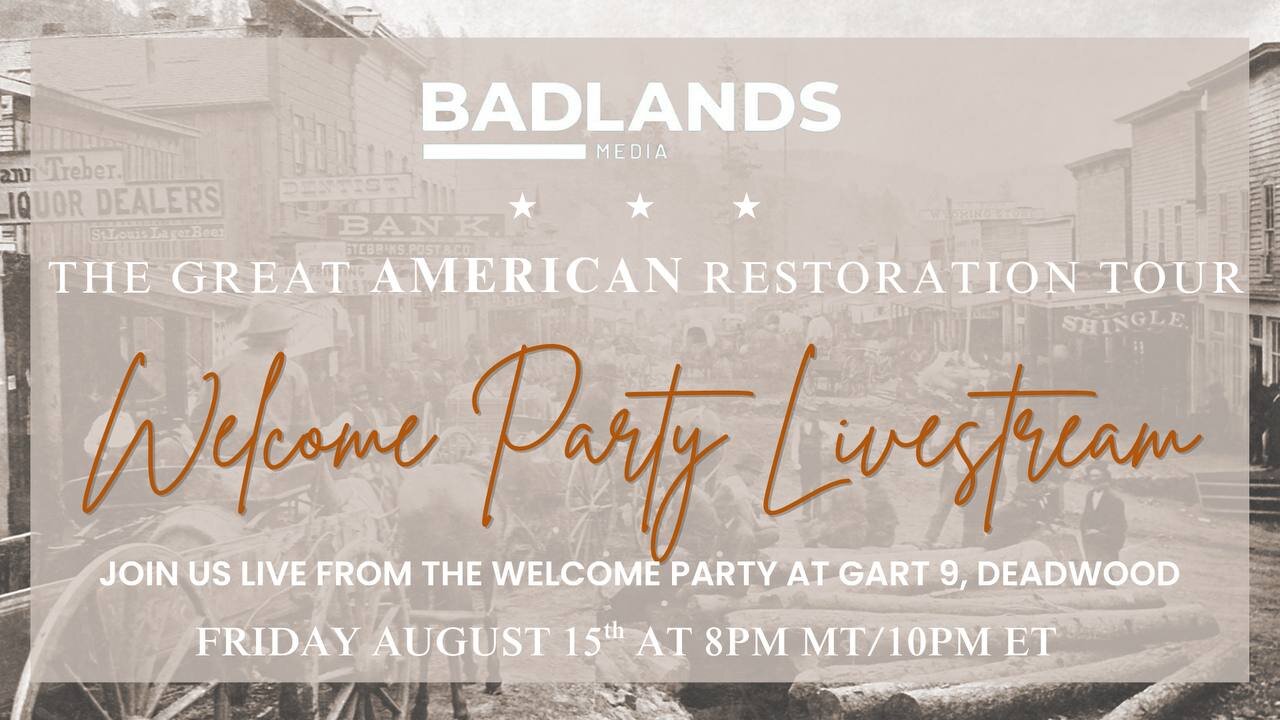 Live from DEADWOOD - GART 9 Welcome Reception Livestream