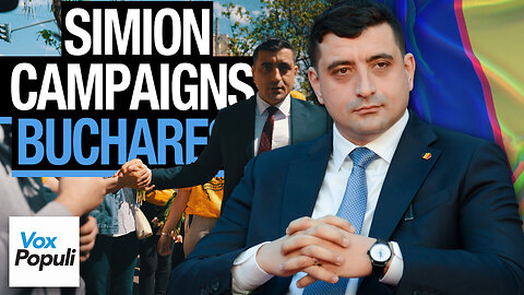 George Simion Greets Supporters in Bucharest, Romania | 2025 Elections