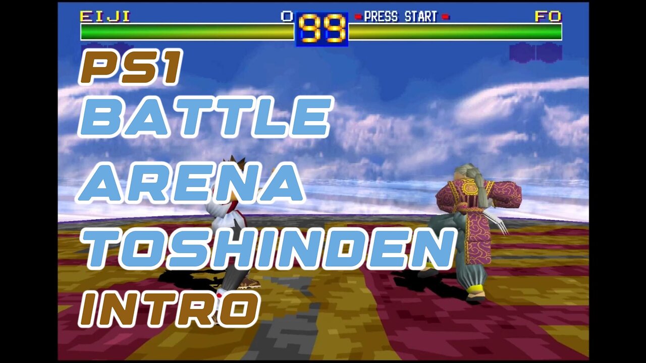 PS1 Intro - Battle Arena Toshinden 3D Fighter Cinematic