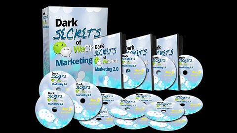 Dark Secrets Of We Chat Marketing 2.0” will give you an idea to kickstart your online business