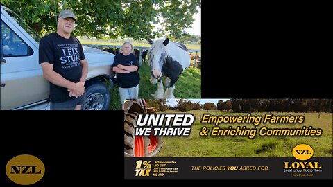 A chat with Pete the new Party President and Michelle of NZ Loyal