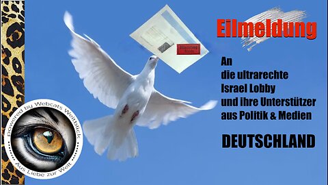 EILMELDUNG an die ultrarechte Israel Lobby Deutschland und ihre Unterstützer aus Politik und Medien