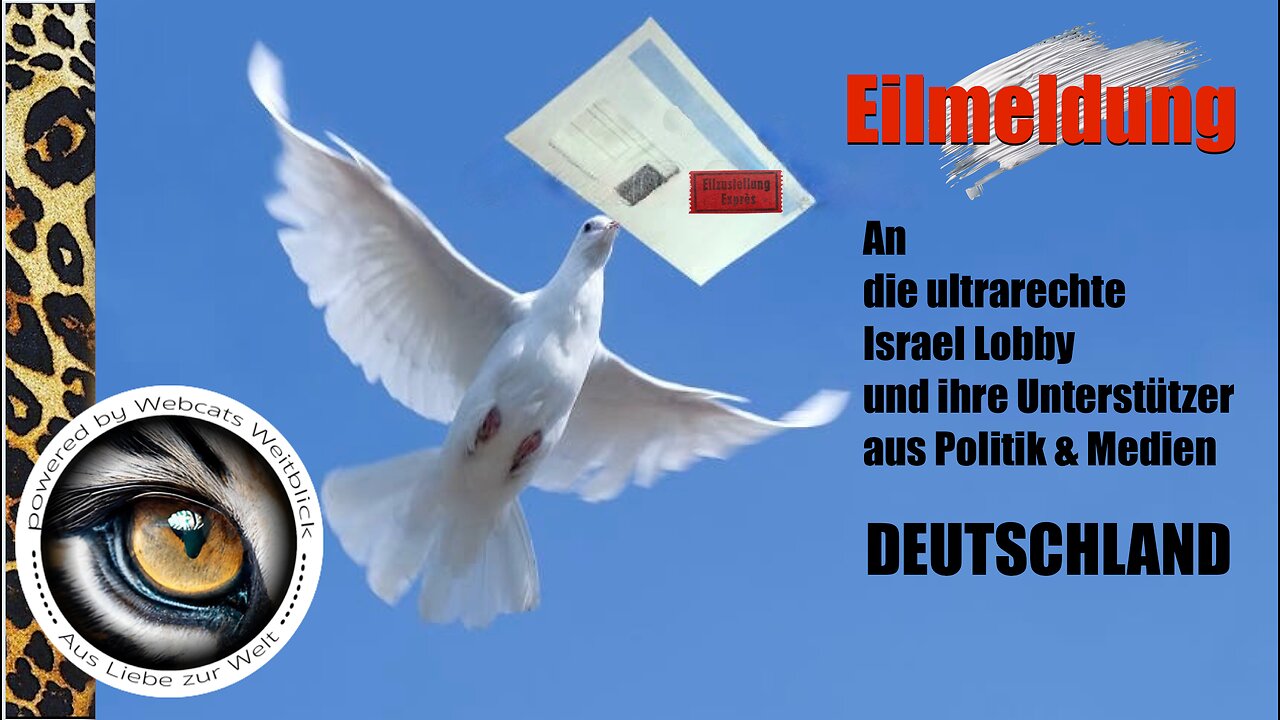 EILMELDUNG an die ultrarechte Israel Lobby Deutschland und ihre Unterstützer aus Politik und Medien