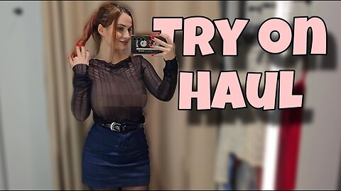 [4K] Transparent Try On Haul | See Through Clothes | Get Ready With Angelina Love