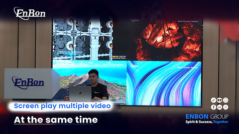 Multiple images on one screen, wonderful synchronization