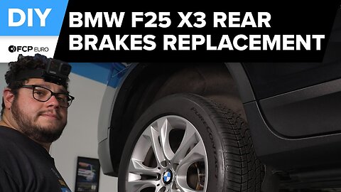 BMW X3 Rear Brake Pad & Rotor Replacement DIY (2011-2017 BMW F25 X3, X4, xDrive28i, xDrive35i)