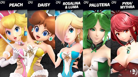 Bunny Girls SSBU Free-For-All Round 3 [CRASH]
