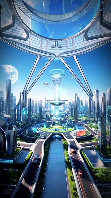 "Future Tech City 2100: The Mind-Blowing AI-Powered Mega Metropolis! #rumble #viral #trending