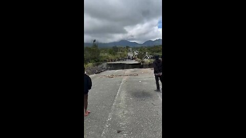 Road on Jalan Pacuan Kuda in Bener Meriah, Aceh, Indonesia