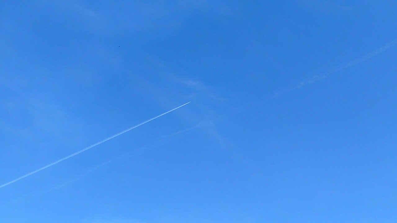 chemtrail plane in nj