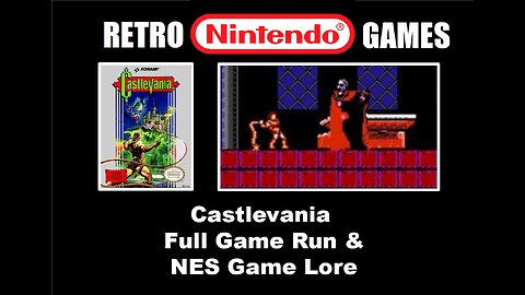 CastleVania Full Run: Explore NES Game Lore while BrightGaming plays a Classic Konami Nintendo Game