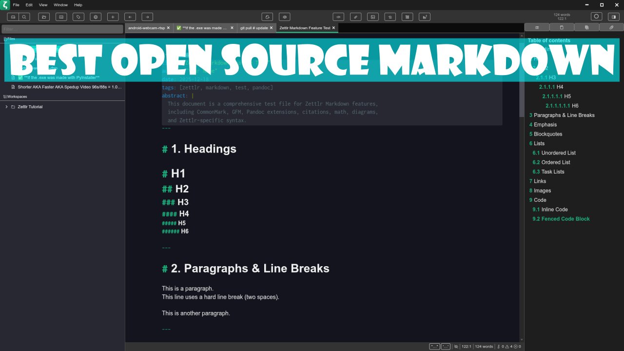 Zettlr in Action The Best Open Source WYSIWYG Markdown Editor on Linux