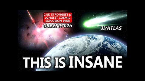 The Craziest 3I-ATLAS 'Coincidence' Yet 🤯 The Cosmic Synchronicity of GRB250702b & 3I-ATLAS