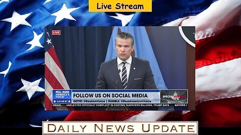 x386c: Real America's Voice - PENTAGON BRIEFING ON U S IRAN STRIKES