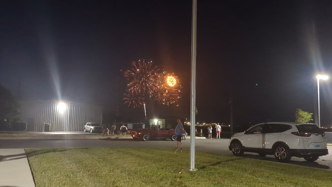 Fourth of July fireworks Oldham County Kentucky.