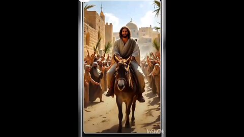 Jesus palm Sunday