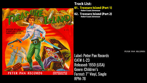 Jack Arthur & Bobby Hookey – Treasure Island (Full Record) – 1950 – CAT.# L–23