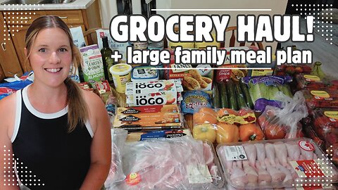 WEEKLY GROCERY HAUL & MEAL PLAN! | SHOP SALES & SAVE MONEY