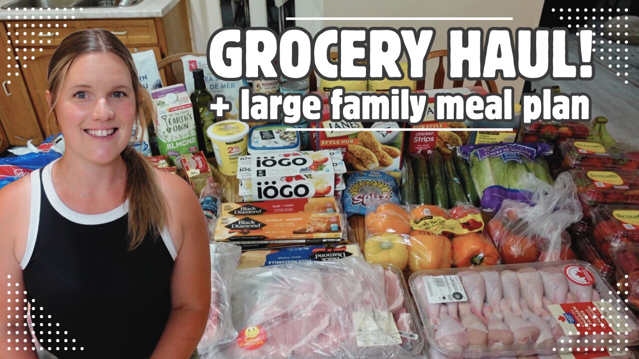 WEEKLY GROCERY HAUL & MEAL PLAN! | SHOP SALES & SAVE MONEY