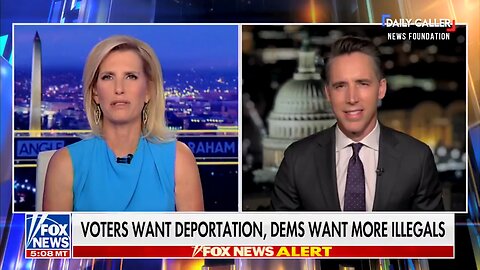 Josh Hawley Slams Democrats Over Banning Mask For ICE Agents