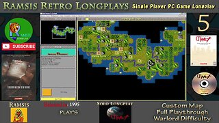 Sid Meier's CivNet | 1995 | PC Game | Warlord | Random Map | Egyptian - Episode #5 | Longplay