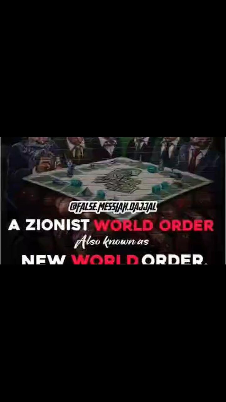 A ZIONIST WORLD ORDER