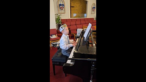 Caleb Playing "Jesus, Jesus, Oh What A Friend!"