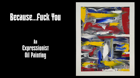 Art That Refuses to Apologize | Bold Abstract Oil Painting