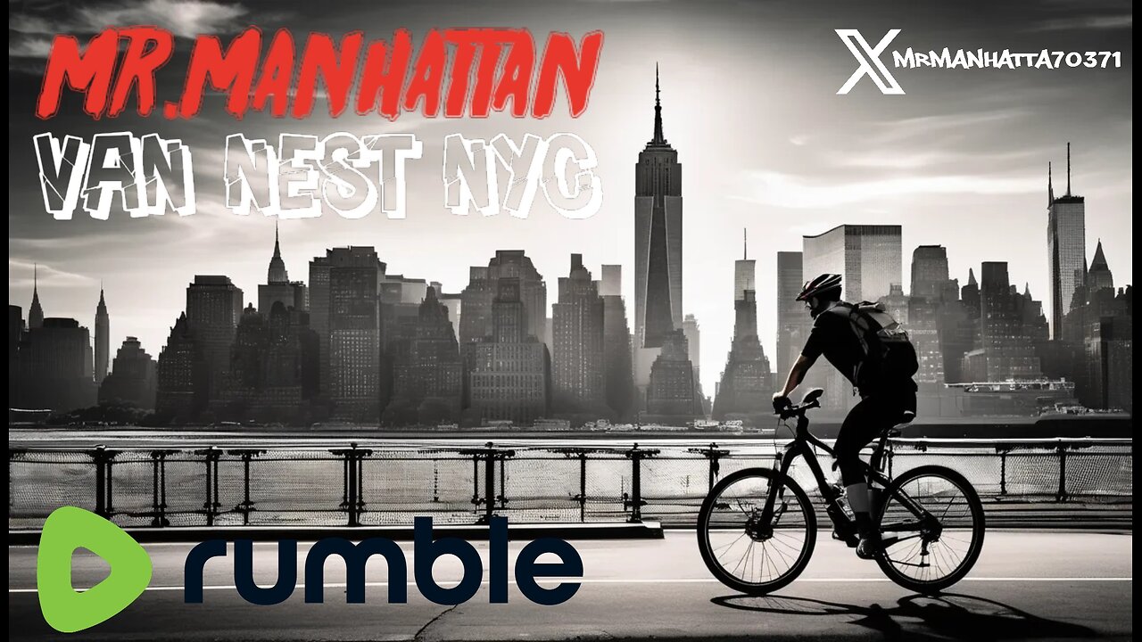 Mr.Manhattan rides around Van Nest