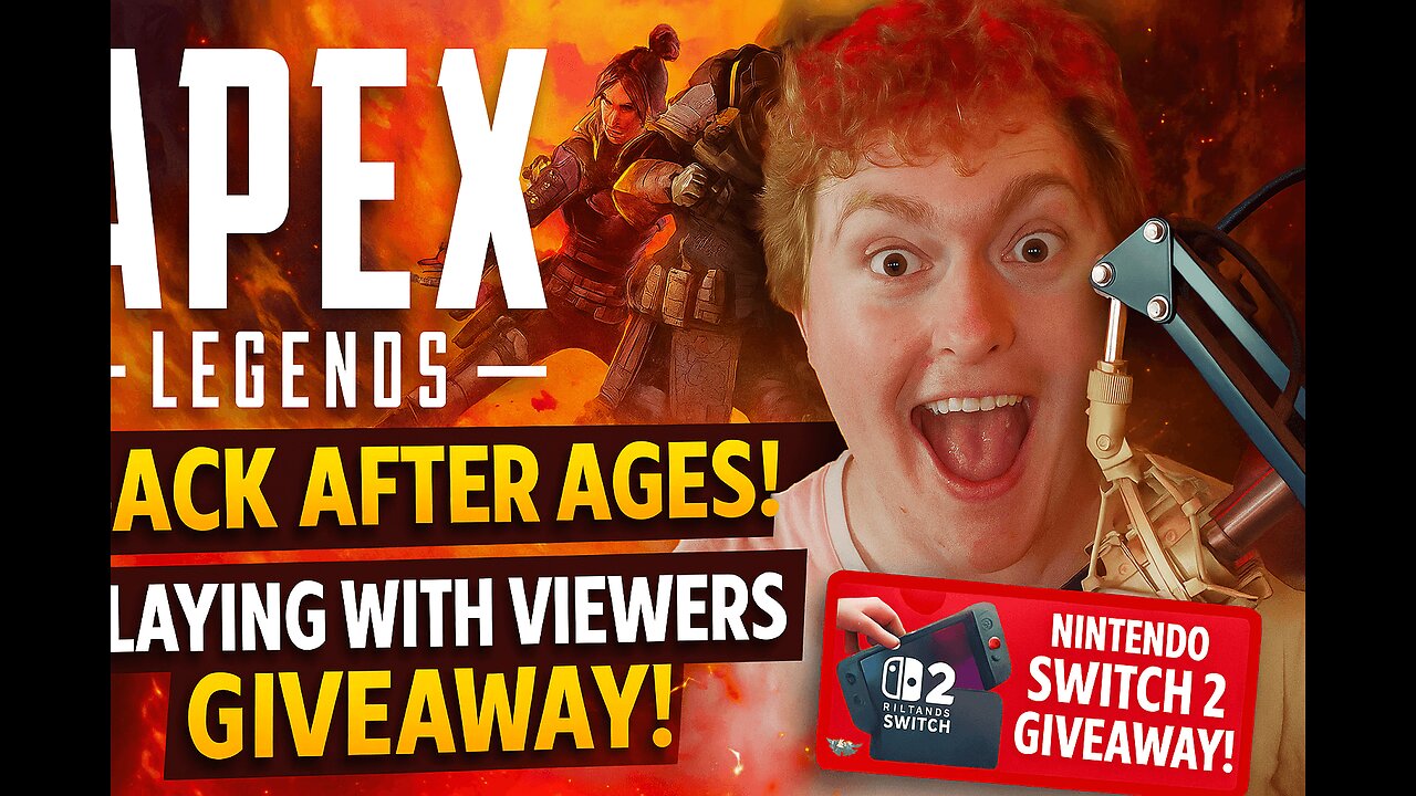 Back on Apex After AGES! New Season, Playing with Viewers + Nintendo Switch 2 Giveaway Incoming!