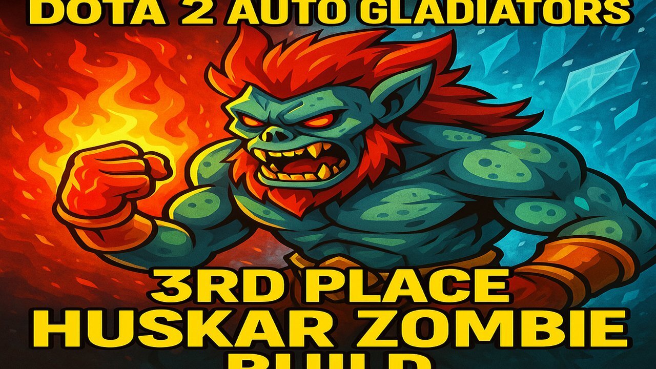 Dota 2 Auto Gladiators – Huskar Zombie (3rd Place Furry + Frost)