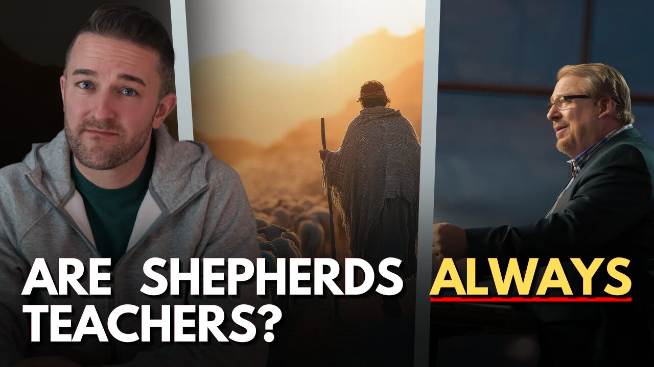 Are Pastors and Teachers THE SAME THING in the Bible?