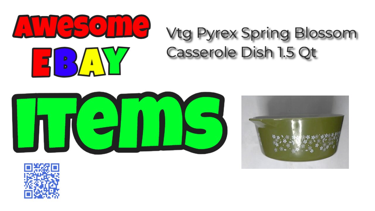 Pyrex Spring Blossom Casserole Dish 1.5 Qt #ebay #finds #BuyItNow