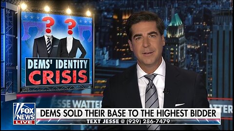 Watters: Dems Are The Party That Expect Something For Nothing