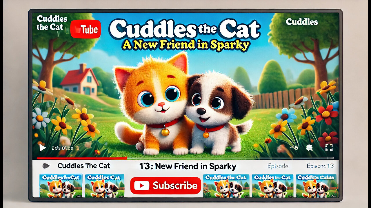 The Dailyyy Stories | Cuddles the Cat | Episode 13 | Helping Sparky Find His Mommy