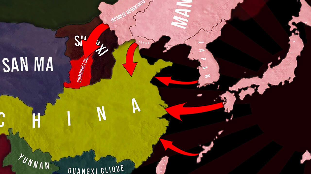 What if Japan Won Against China? - Hoi4 WW2 Timelapse