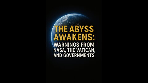 The Abyss Awakens: Warnings from NASA, the Vatican, and Governments
