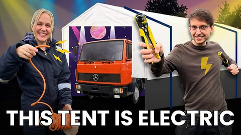 The Worktent™ Finally Gets POWER! | DIY Camper Truck Workshop