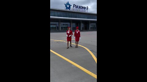 airhostess and airplane