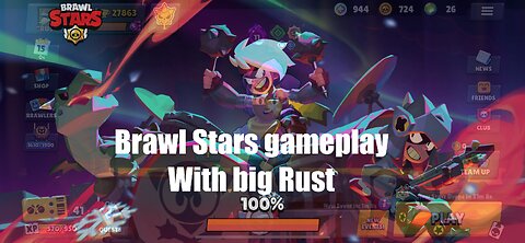 Brawl Stars gameplay with shots of whiskey, music and bong rips between matches