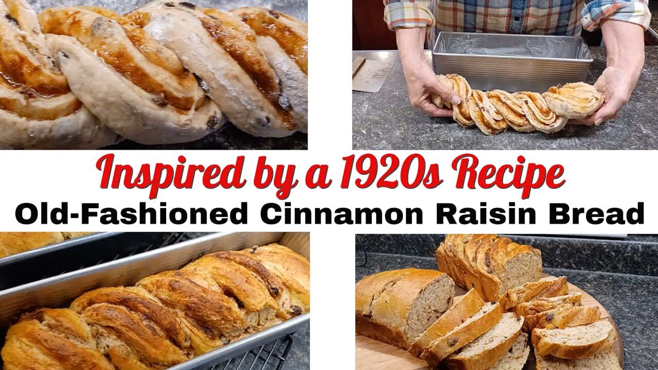 Cinnamon Raisin Oatmeal Bread ~ A Roaring ‘20s Recipe with a Sweet Twist of Cinnamon & Raisins