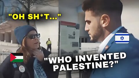 Pro Palestinian Nearly PASSES OUT After Learning Palestine is Fake!