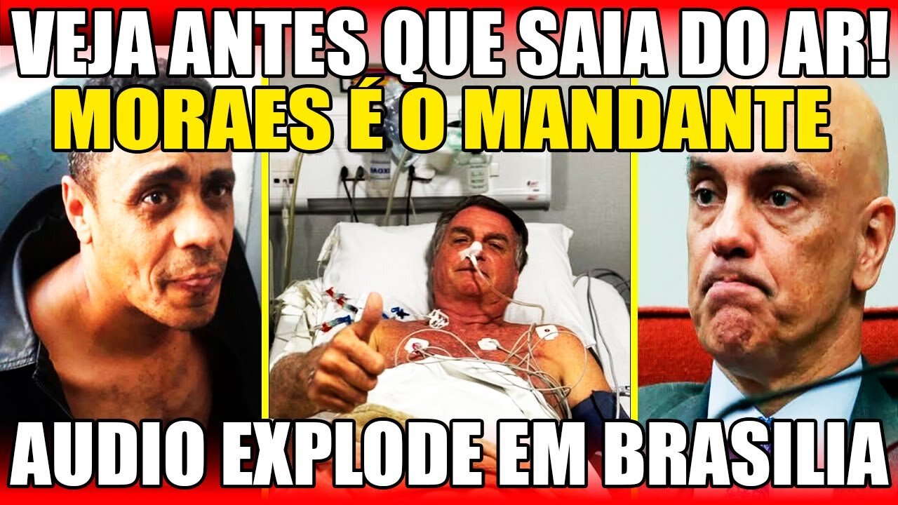 ACABA DE VAZAR AUDIO BOMBÁSTICO!! MORAES É O MANDANTE DO CRIME!! TODOS ENVOLVIDOS
