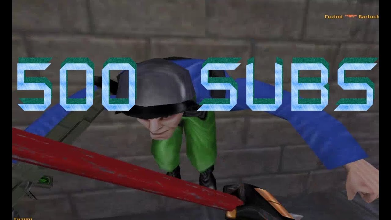 SPECIAL - Half-Life 1 Frag Video - 500 YouTube odběratelů/subs - 800 000 views/zhlédnutí [CZ/EN]