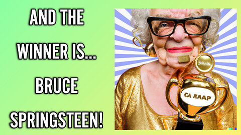 Springsteen Wins Covered AARP OLD Folks Away For His Epic Failed Movie Deliver Me From Nowhere!