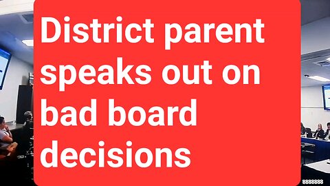 Littlestown District parent speaks out at school board meeting. A Must Hear !