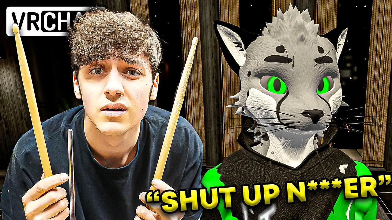 Making Drunk People RAGE in VRChat with Blast Beats